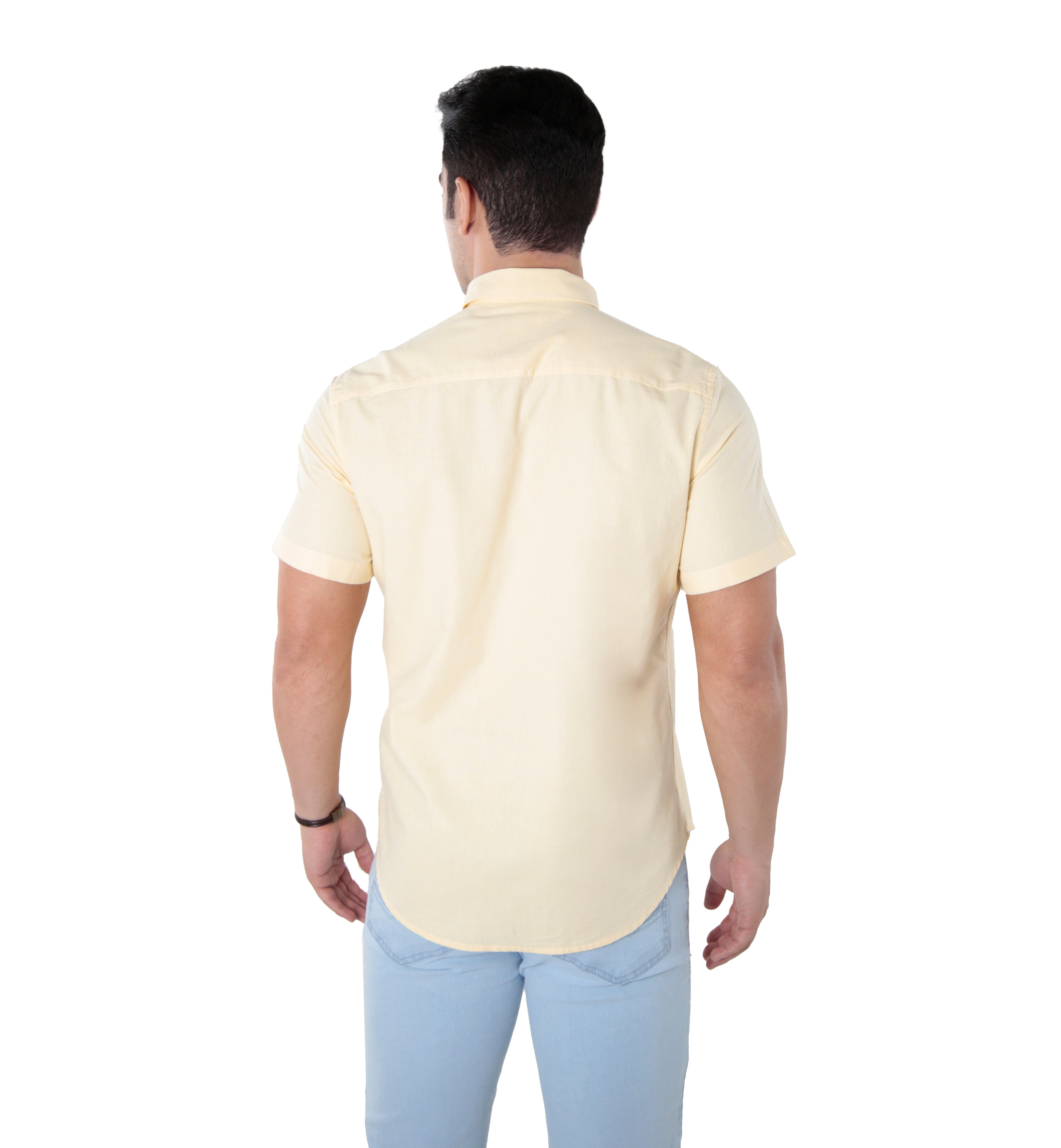 CAMISA MANGA CURTA SLIM FIT OXFORD BUTTON DOWN