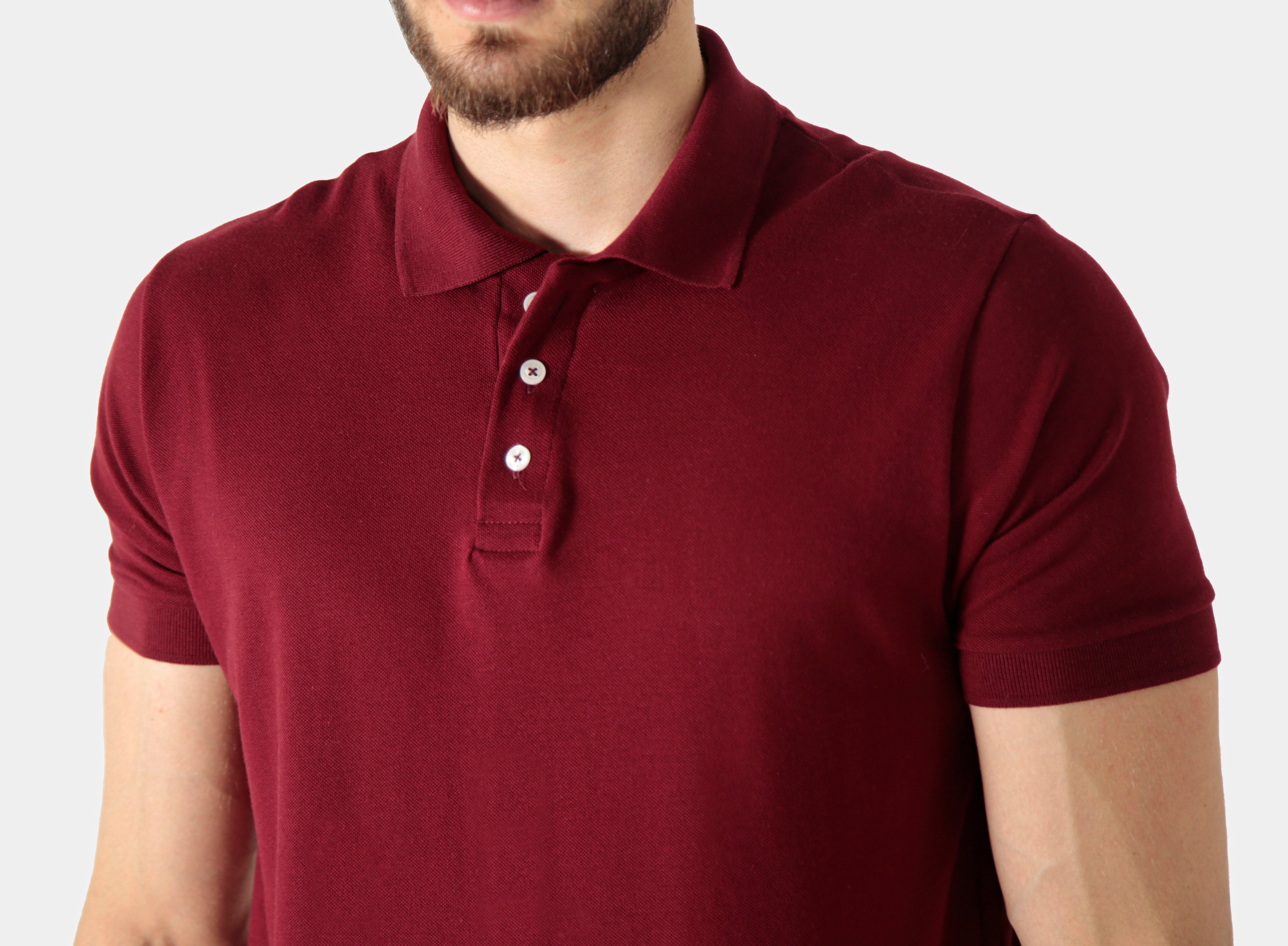 POLO PIQUET PIMA COM ELASTANO LISA